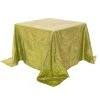 Square 90" X 90" Sequin Tablecloth By Eastern Mills - Premium Quality - Olive