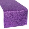 Standard Sequin Table Runner By Eastern Mills - Purple 1 Standard Sequin Table Runner By Eastern Mills - Purple -Event Decoration Sales Shop purple glitz sequin table runner 2