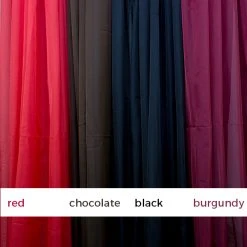 21ft 4-Panel Sheer Fabric Ceiling Draping In Assorted Colors -Event Decoration Sales Shop sheer colors 2 14