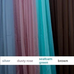 21ft 4-Panel Sheer Fabric Ceiling Draping In Assorted Colors -Event Decoration Sales Shop sheer colors 3 14