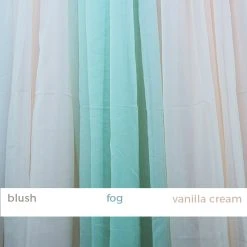 21ft 4-Panel Sheer Fabric Ceiling Draping In Assorted Colors -Event Decoration Sales Shop sheer colors 7 14