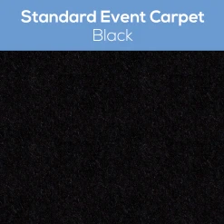 Standard Style Event Carpet - Choose Your Size & Color! -Event Decoration Sales Shop standard event carpet black