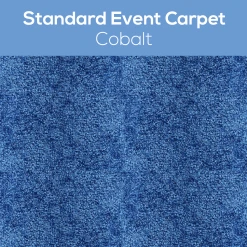 Standard Style Event Carpet - Choose Your Size & Color! -Event Decoration Sales Shop standard event carpet cobalt