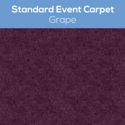 Standard Style Event Carpet - Choose Your Size & Color! -Event Decoration Sales Shop standard event carpet grape