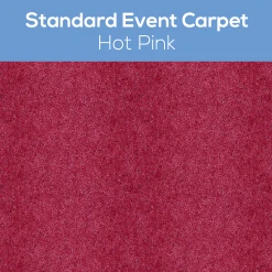 Standard Style Event Carpet - Choose Your Size & Color! -Event Decoration Sales Shop standard event carpet hot pink
