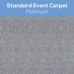 Standard Style Event Carpet - Choose Your Size & Color! -Event Decoration Sales Shop standard event carpet platinum