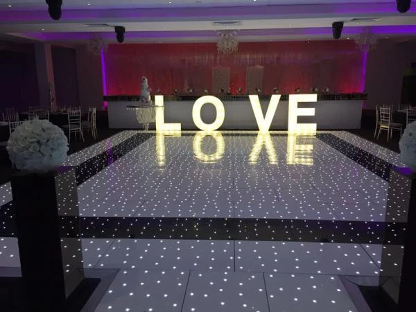 White LED Starlight Dance Floor Kit - 8ft X 8ft (includes Flight Case) 6 White LED Starlight Dance Floor Kit - 8ft X 8ft (includes Flight Case) - Image 4