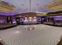 White LED Starlight Dance Floor Kit - 8ft X 8ft (includes Flight Case)
