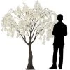 6FT Drooping Cherry Blossom Tree - Floor Or Grand Centerpiece - 10 Interchangeable Branches - White -Event Decoration Sales Shop white 6.5ft wisteria tree