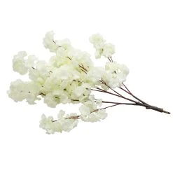 Single Hydrangea Bloom Branch - Interchangeable Branches For Large Event Trees! - White